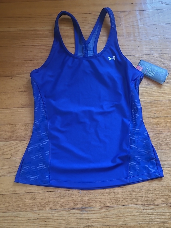 Under Armour Tops - Under Armour Fitted Heatgear Tank Top, Sz Med, NWT